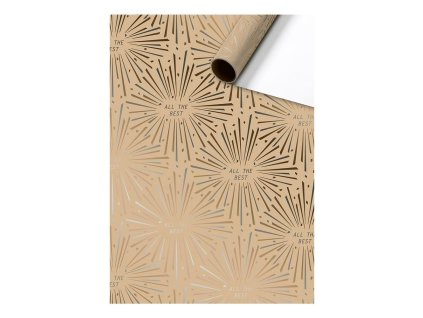 Dárkový papír role 70x150cm, Všechno nejlepší!