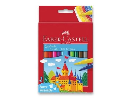 SADA FIXŮ PAPÍROVÁ KRABIČKA FABER-CASTELL 24 KS