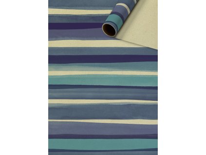 Dárkový papír role 70x200cm, Papír z trávy - Pruhy