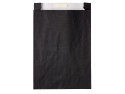 Dárkový sáček papírový 36x10x49+6cm A3+, Uni černý