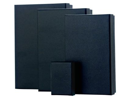 Set dárkových krabic One Colour černé, 10 ks
