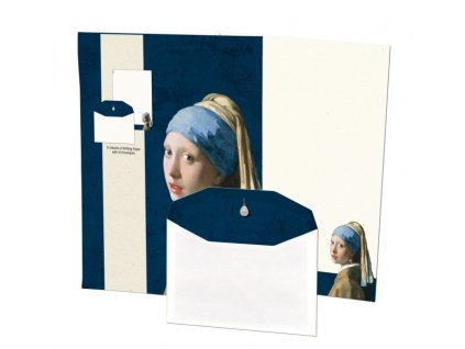 Dopisní sada, Dívka s perlou