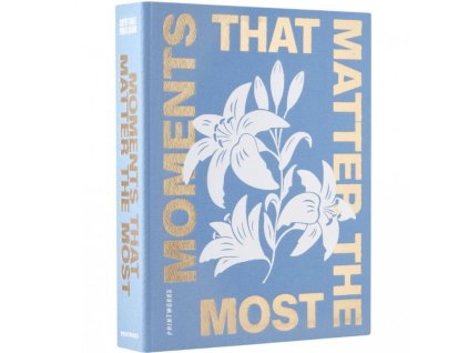 Foto Album "Moments that matter the most", modré - Printworks