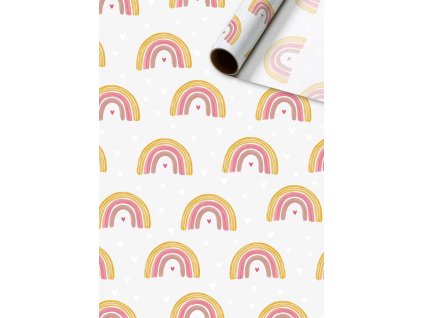 Hedvábný papír role 50x500cm, Barevná duha