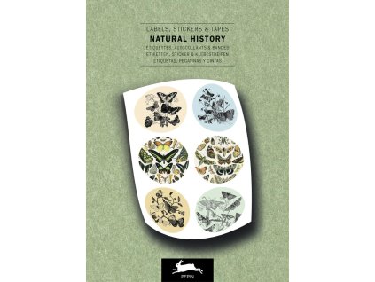 Kniha se štítky, samolepkami a páskami, Natural History - The Pepin Press