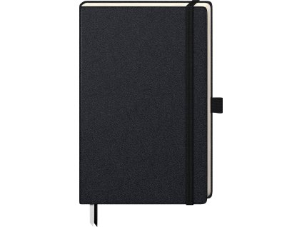 Notebook A5 Kompagnon, černý, čistý