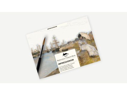 Omalovánky pohlednice Impressionism A6 16ks - The Pepin Press