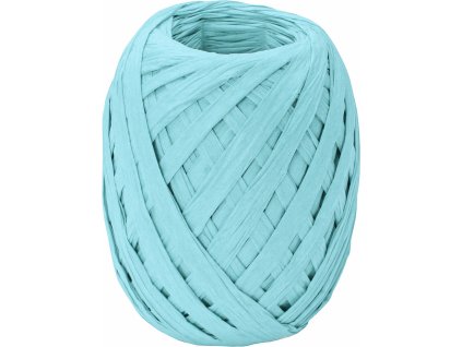 Papírová stuha Raffia 0,7x300cm, světlá modrá