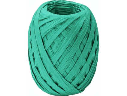 Papírová stuha Raffia 0,7x300cm, tyrkysová