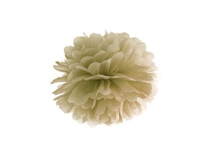 Papírový pompom zlatý 35cm - PARTY DECO
