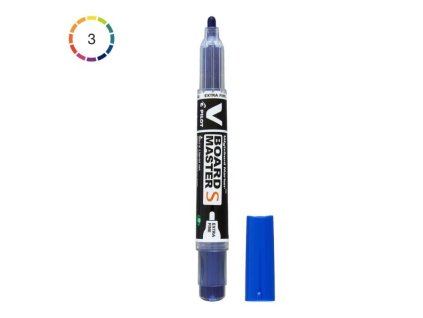 Popisovač na bílé tabule VBOARDMASTER S, 1.3, extra tenký, černý - Pilot