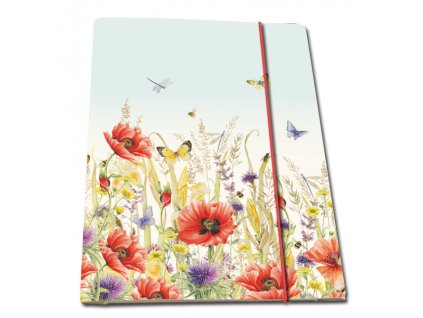 Portfolio s gumou A4, Vlčí máky