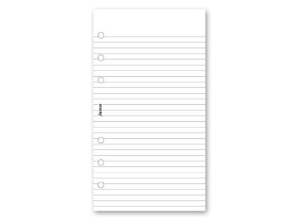 Filofax papíry linka - osobní diář
