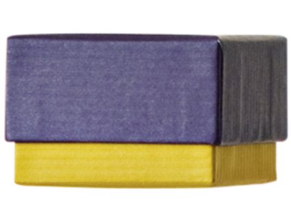 Set dárkových krabic 6x6x4cm, Uni Native různé barvy, 12 ks