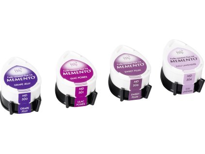 Set razítkovacích polštářků Fialová duha