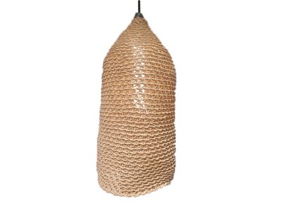 Tkaná papírová lampa, 27x58 cm, natural - Lübech Living
