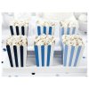 PAPÍROVÉ KRABIČKY NA POPCORN - modré