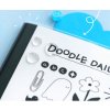 Doodle denní mini zápisník č.2, bílý - Muy
