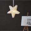 Vánoční papírová hvězda na zavěšení, Ø 70 cm, bílá, bez zdroje světla - Star trading