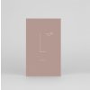 Zápisník 12x20 cm - Papierniczeni, tečkovaný Almond Pink