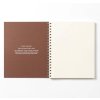 Kroužkový re-blok A5 by Coffeenotes, čisté listy, Kraft brown