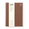 Kroužkový re-blok A5 by Coffeenotes, čisté listy, Kraft brown