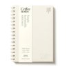 Kroužkový re-blok A5 by Coffeenotes, tečkovaný, Creme
