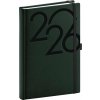 NOTIQUE Denní diář Ajax 2026, zelený, 15 x 21 cm
