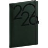 NOTIQUE Týdenní diář Ajax 2026, zelený, 15 x 21 cm