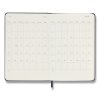 Diář Moleskine 2026 - tvrdé desky, S, týdenní, černý