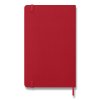 Diář MOLESKINE 2026 denní tvrdý červený L