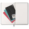 Diář MOLESKINE 2026 horizont týden měkký černý L