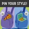 Brož Legami Pin Your Style! Pizza