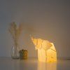 Papírová Lampa Baby Elephant světle šedá