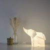 Papírová Lampa Baby Elephant světle šedá