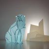 Papírová Lampa Polar Bear (light grey)
