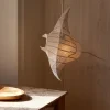 Papírová Lampa Manta Ray (light grey)