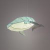Papírová Lampa Humpback whale (Cotton white)