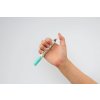 milky brush calligraphy pen pentel mint (4)