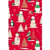 Dárkový papír role 70x200cm, Vánoční nálada-5 motivů