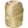 Dekorační provázek 20m zlatý