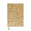 Designový zápisník A5, se zlatými třpytkami