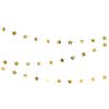 Girlanda zlaté hvězdičky, 3,6m - PartyDeco