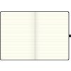 Notebook A4 Kompagnon, černý, linkovaný