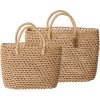 Ručně tkaná taška, 30x24 cm, natural - Lübech Living