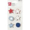 Set dřevěných samolepek Hvězdičky