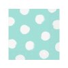 Ubrousky 33x33cm, 20ks, Velké puntíky mint