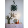 DIY papírová hvězda - tmavě zelená