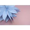 DIY papírová květina - světle modrá