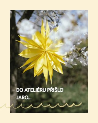 Do ateliéru přišlo jaro… 🌼 a přineslo s sebou dvě svěží nové barvy 💛 citronově žlutou – plnou světla a radosti 🩵 bledě...
